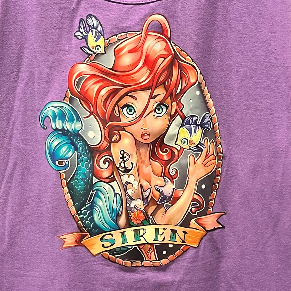 NWT- Little Mermaid Ariel Siren tank top